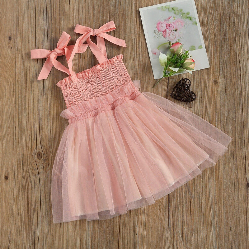 Vestido Infantil Elástico Lacinho