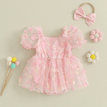 Romper Infantil Florzinha + Laçinho