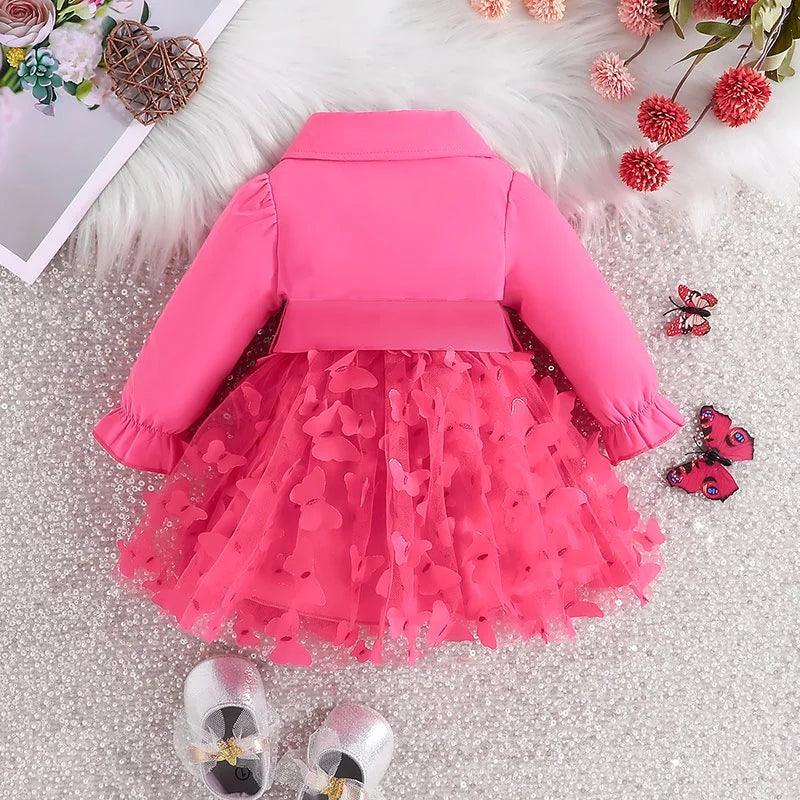 Vestido Infantil Jaquetinha Borboletas