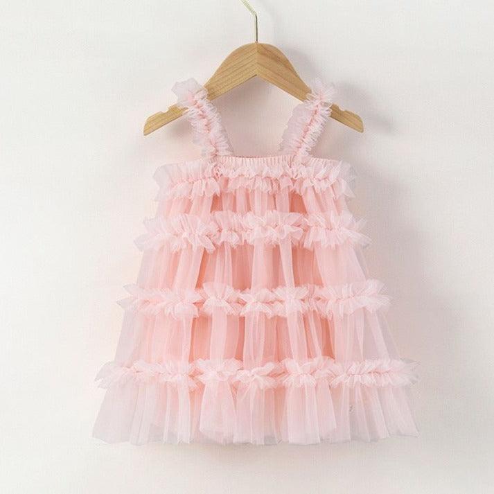 Vestido Infantil Fofo Tule Camadas