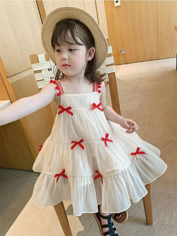 Vestido Infantil Tule Lacinho