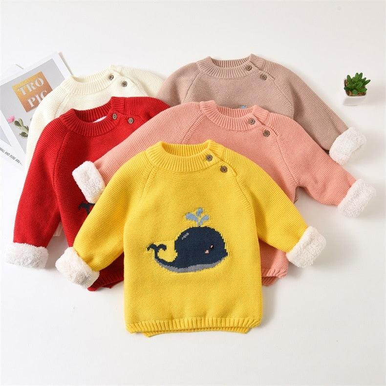 Blusa Infantil Trico Forrada Pelinhos