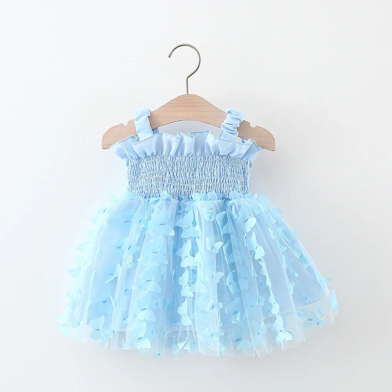 Vestido Infantil Asa de Borboleta