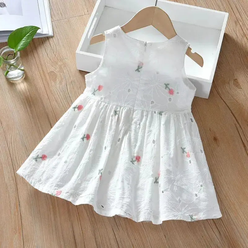 Vestido Infantil Cereja