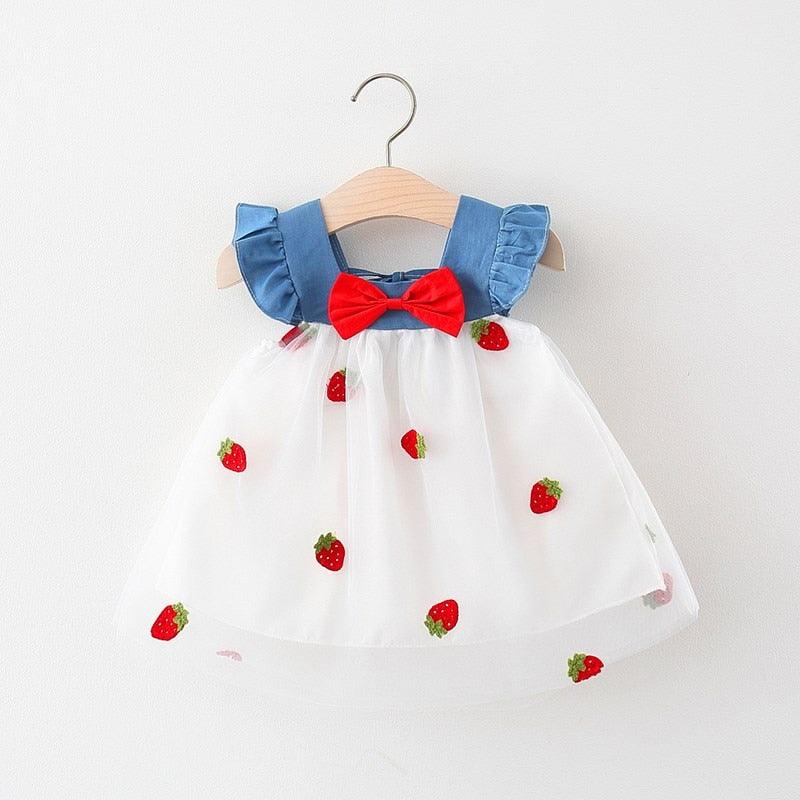 Vestido Infantil Frutinha e Tule