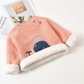 Blusa Infantil Trico Forrada Pelinhos