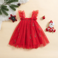 Vestido Infantil Tule Natalino