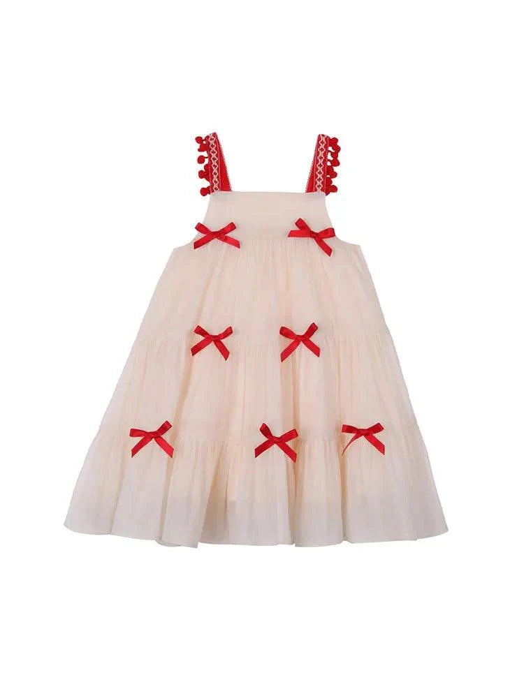 Vestido Infantil Tule Lacinho