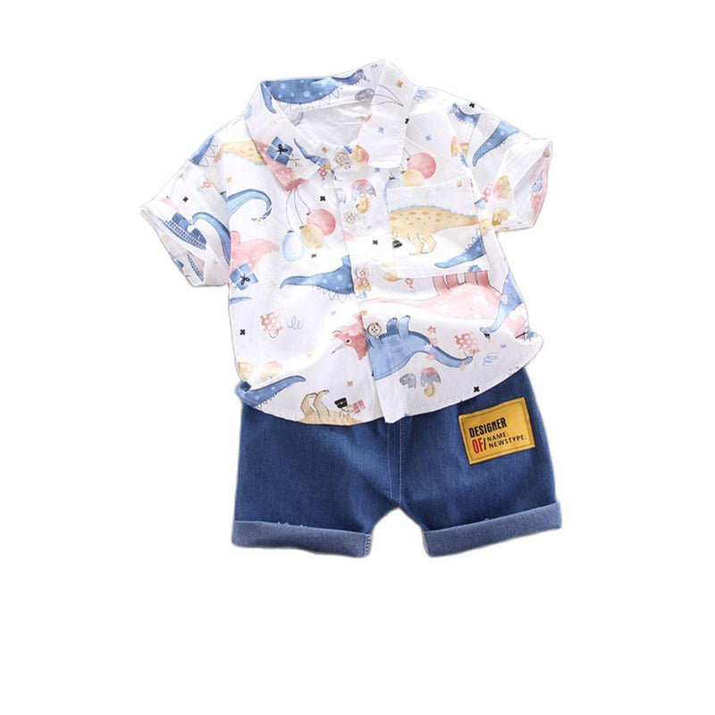 Conjunto Infantil Masculino Dinossauros