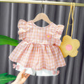 Conjunto Infantil Feminino Xadrez