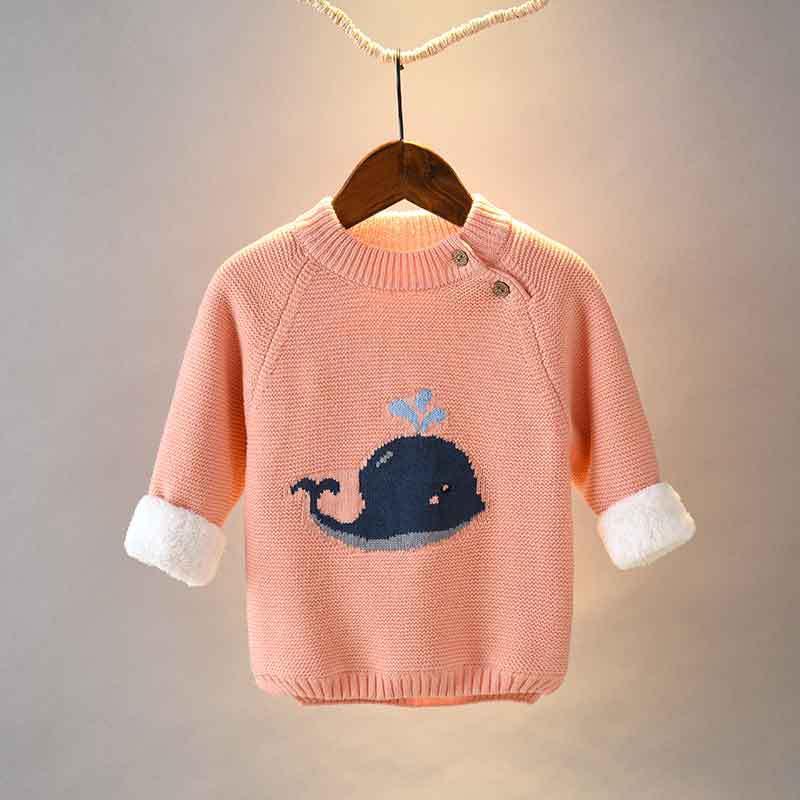 Blusa Infantil Trico Forrada Pelinhos