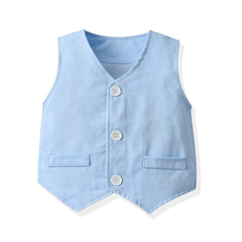 Conjunto Infantil Batizado Azul