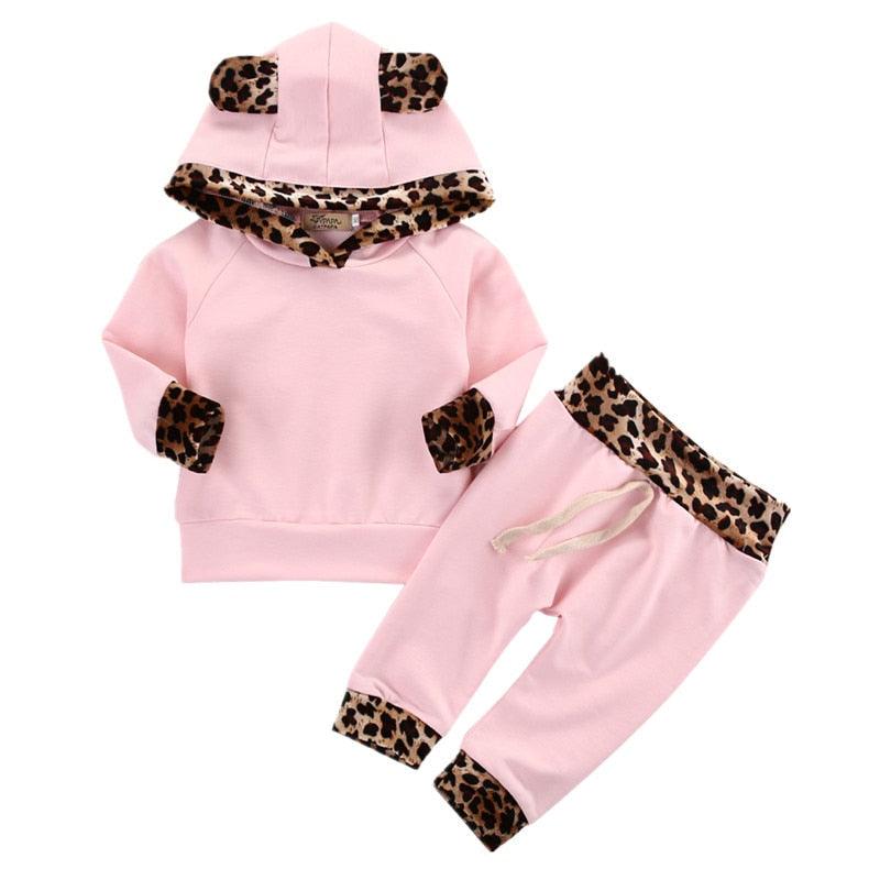 Conjunto Infantil Feminino Rosa de Oncinha