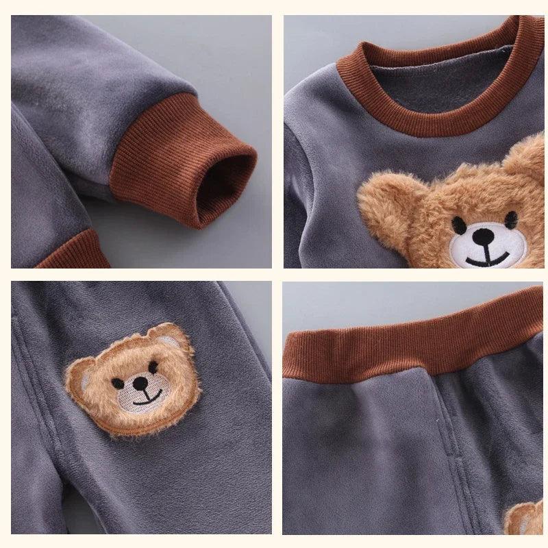 Conjunto Outwear Urso Kids - 3 pçs