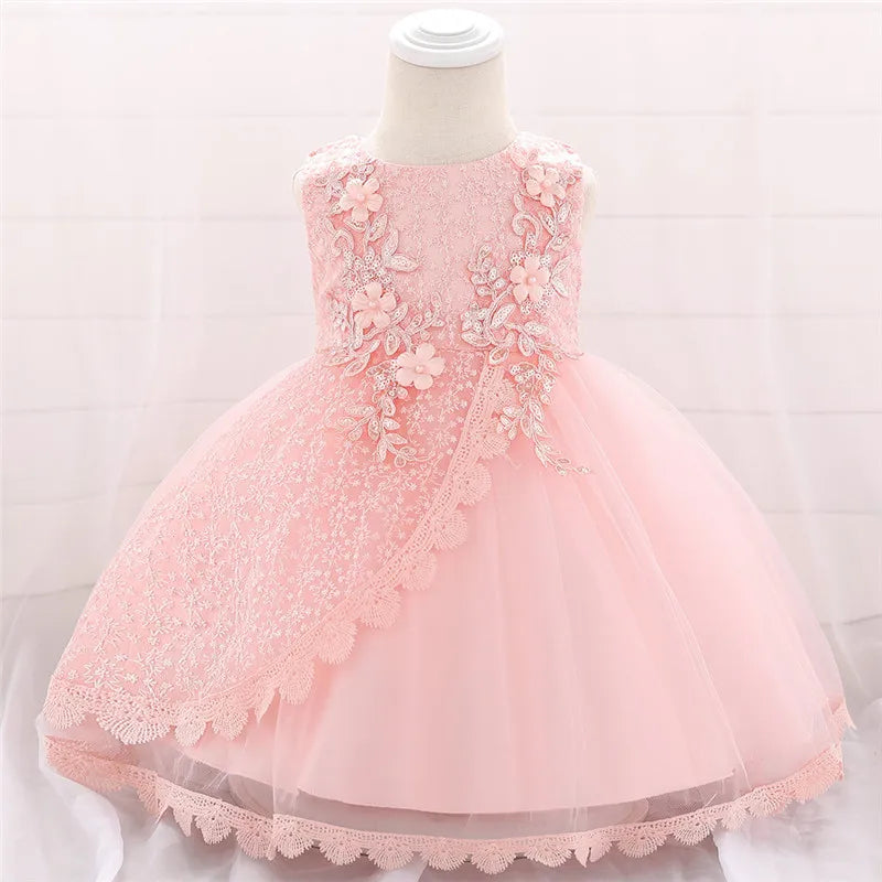 Vestido Infantil  Flor Encanto