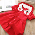 Vestido  Infantil Golinha Cereja