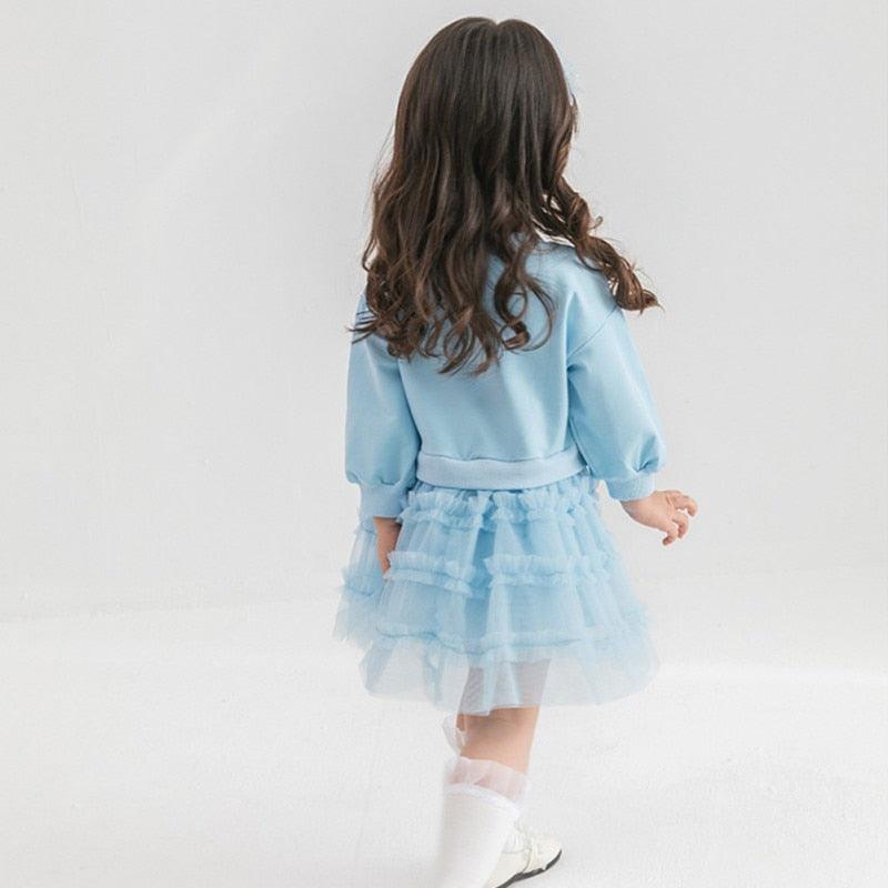 Vestido  Infantil Estampa Babado