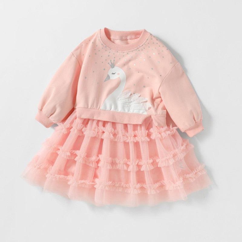 Vestido  Infantil Estampa Babado