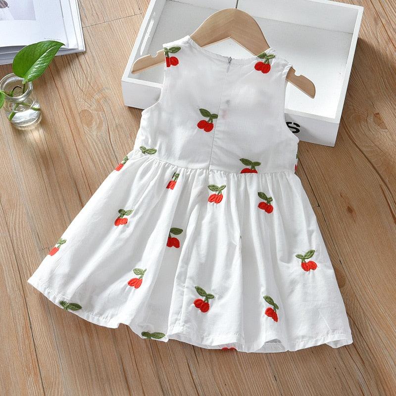 Vestido Infantil Cereja