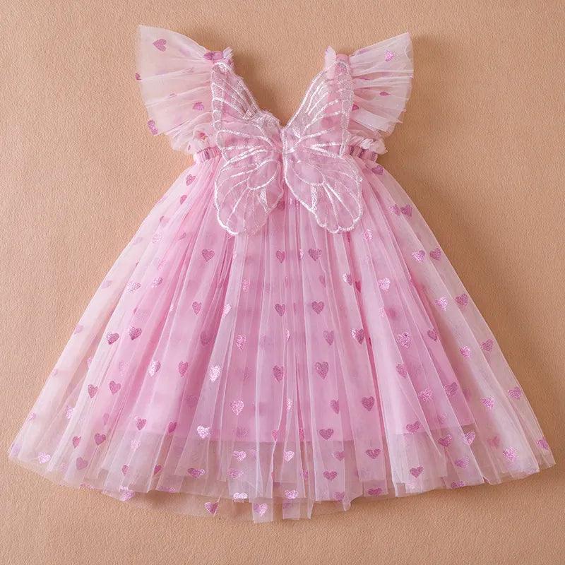 Vestido Infantil Coração Asinha