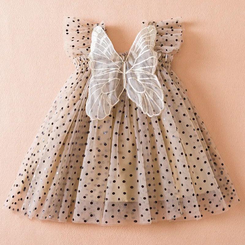 Vestido Infantil Bolinhas Princesa