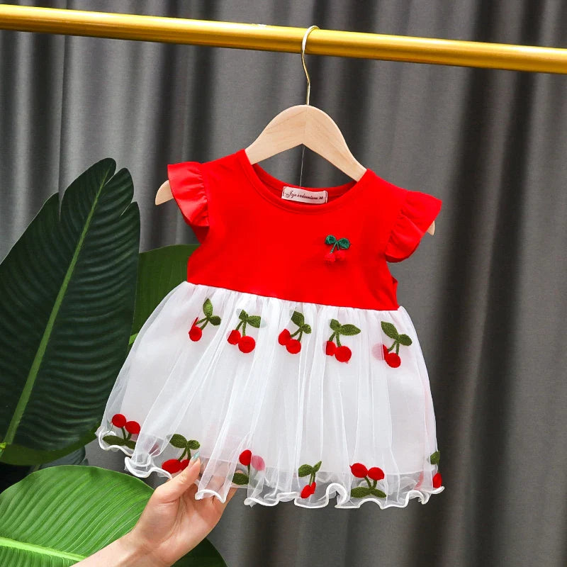 Vestido Infantil Cerejinha