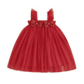 Vestido Infantil Vermelho Casual