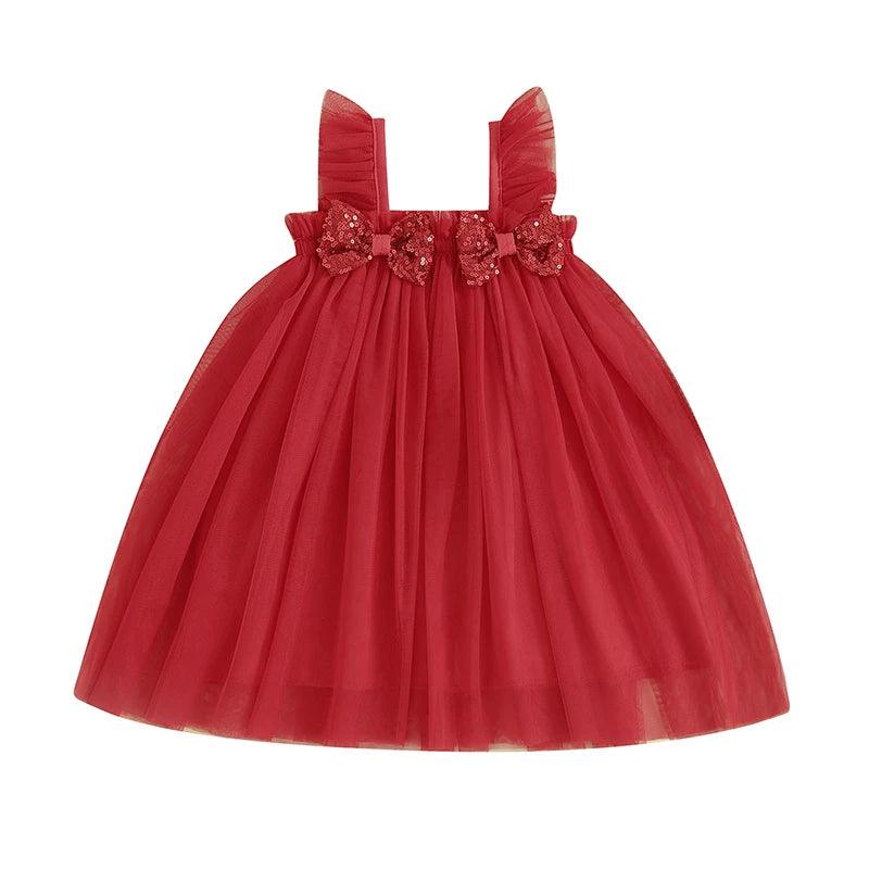 Vestido Infantil Vermelho Casual