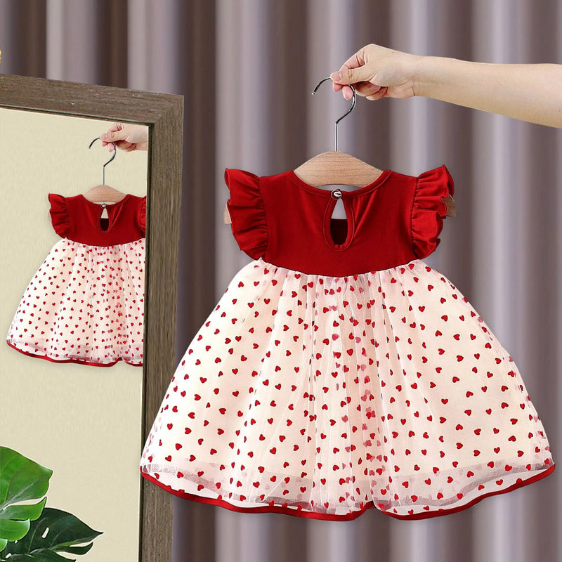 Vestido Infantil Baby Coração