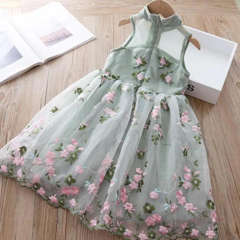 Vestido Infantil Delicado + Bolsinha