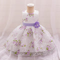 Vestido Infantil Floral Delicado