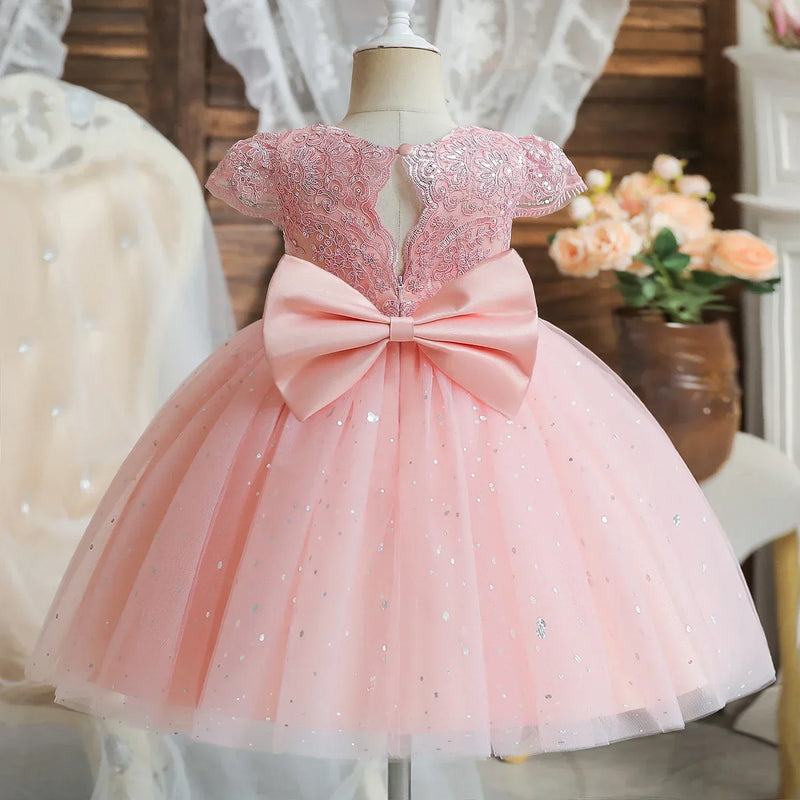 Vestido Infantil Vintage Glamour