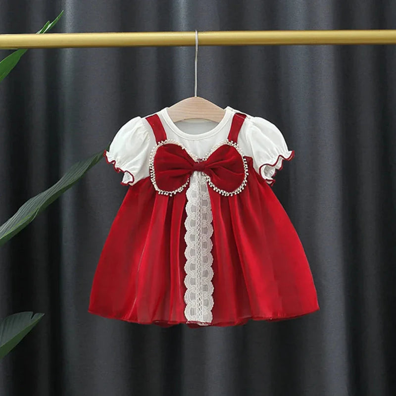 Vestido Infantil Natalino