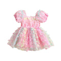 Vestido Infantil Manguinha Borboletas