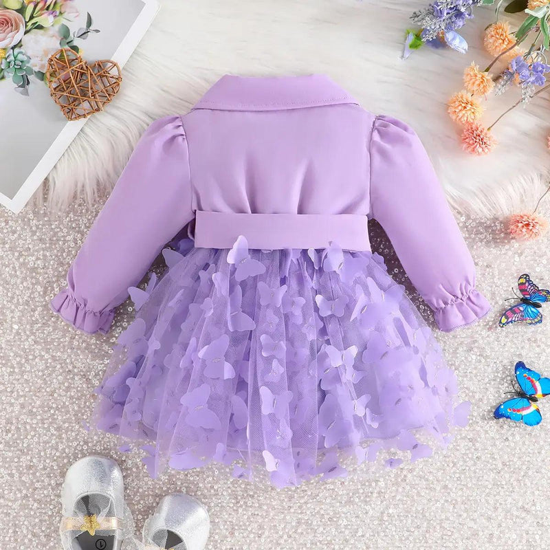 Vestido Infantil Jaquetinha Borboletas