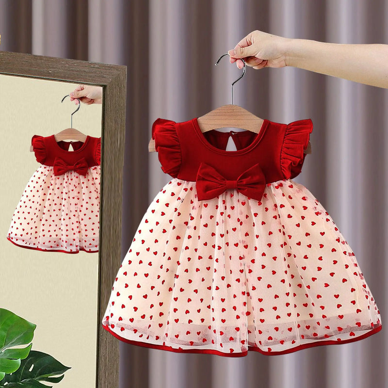 Vestido Infantil Baby Coração