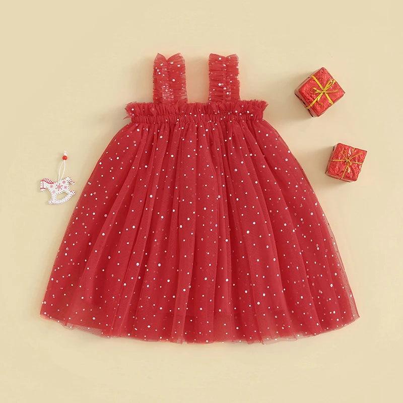 Vestido Infantil Vermelho Casual