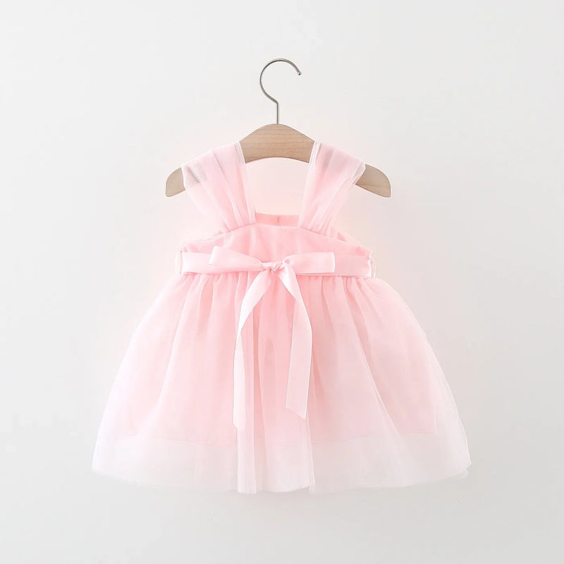 Vestido Infantil Tule Buquê