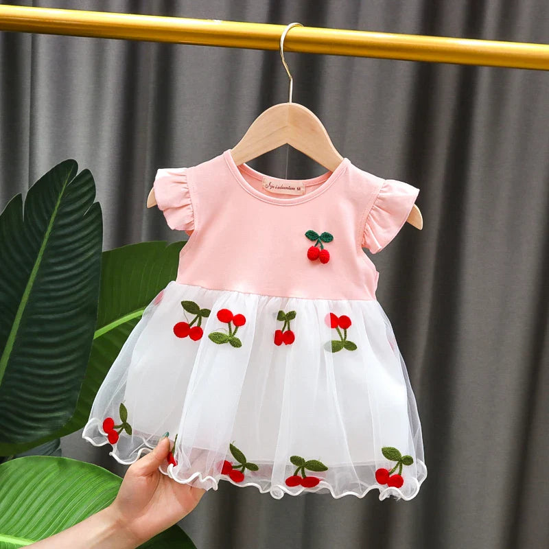 Vestido Infantil Cerejinha