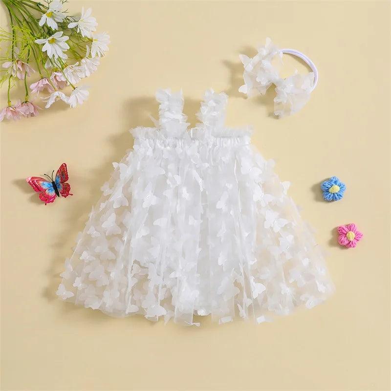 Romper Infantil Borboleta + Tiara