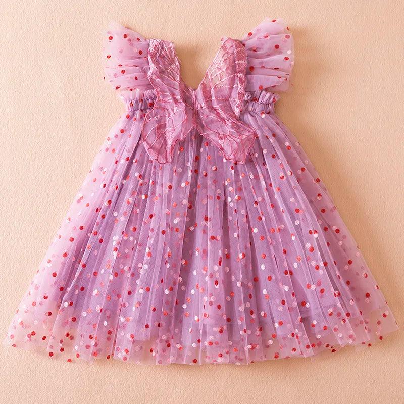 Vestido Infantil Bolinhas Princesa