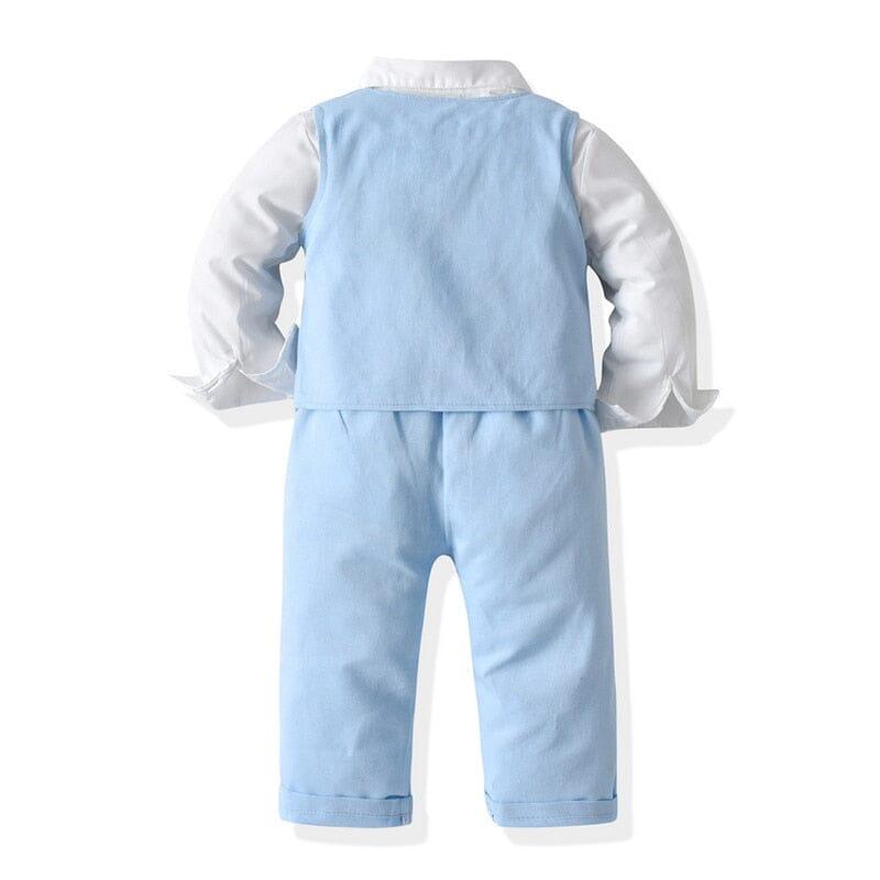 Conjunto Infantil Batizado Azul