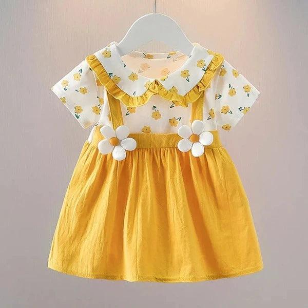 Vestido Infantil Florzinha Margarida