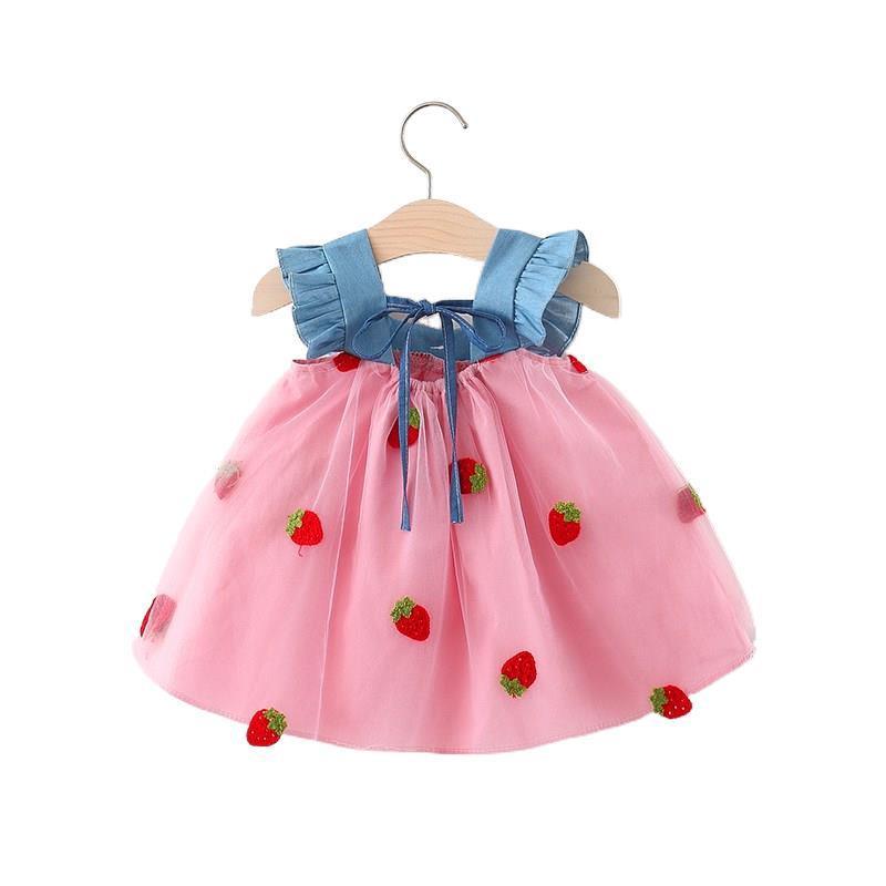 Vestido Infantil Frutinha e Tule