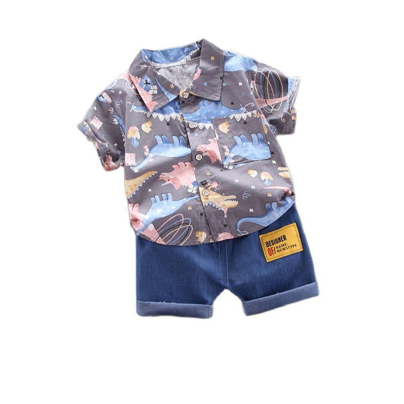 Conjunto Infantil Masculino Dinossauros