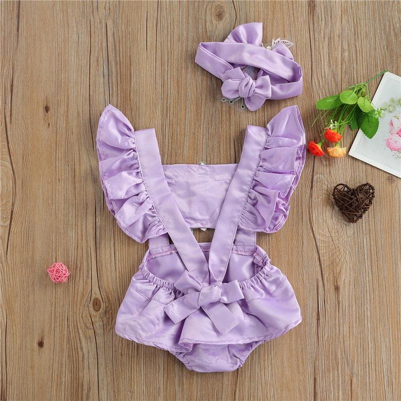 Body Infantil Bordado + Tiara