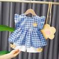 Conjunto Infantil Feminino Xadrez