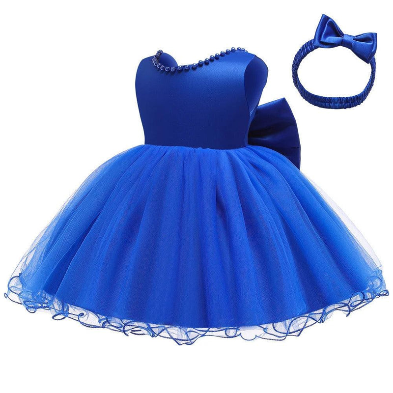 Vestido Infantil Princesa Laço + Faixa