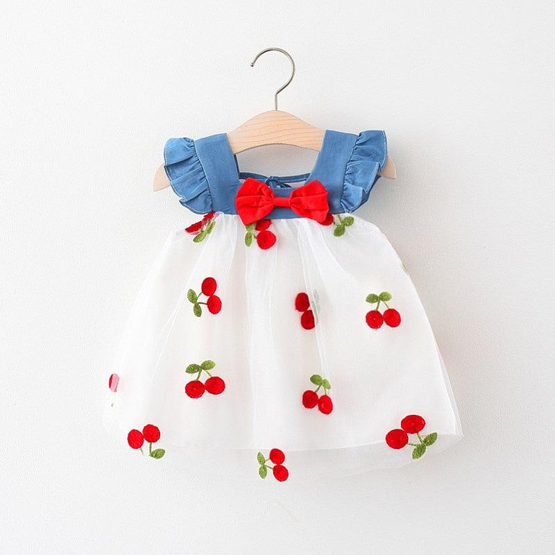 Vestido Infantil Frutinha e Tule