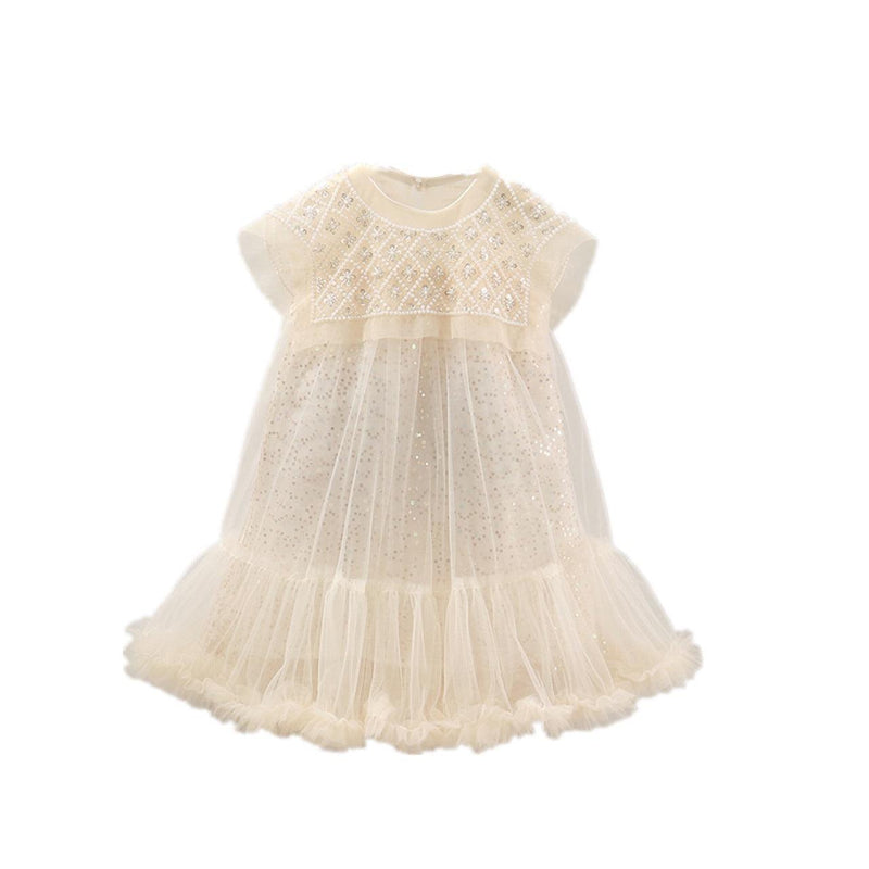 Vestido Infantil Babadinho Perolado